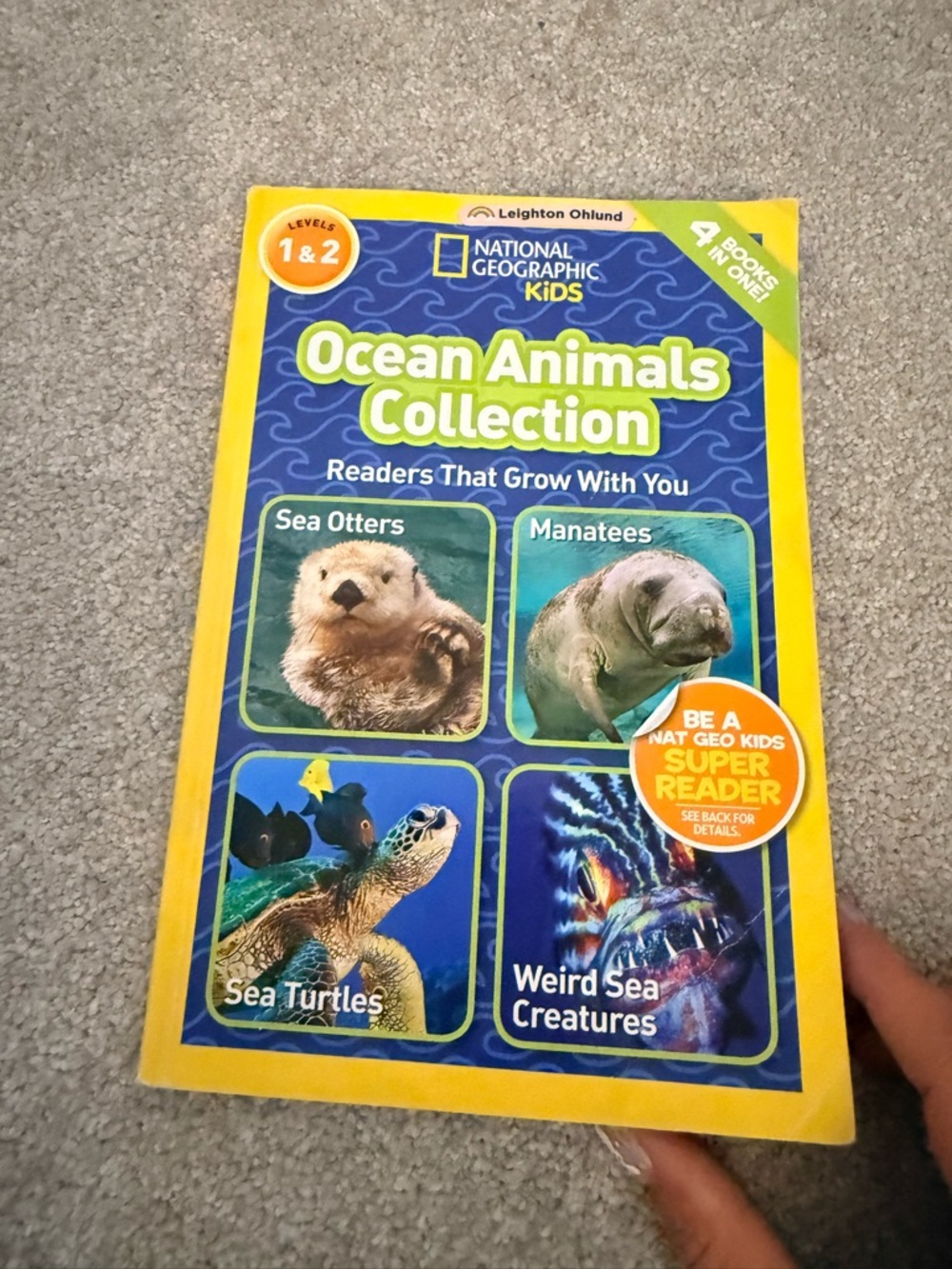 National Geographic Kids Ocean Animals Collection - Yellow & Blue